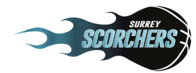 Basketball Surrey Scorchers team logo