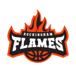 Basketball Rockingham Flames team logo