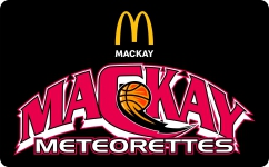 Basketball Mackay Meteorettes W team logo