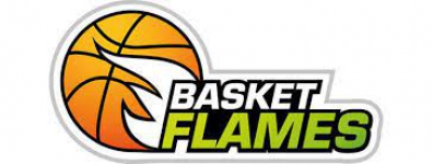 Basketball Basket Flames W team logo