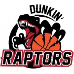 Basketball Dunkin Raptors team logo