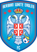 Football Serbian White Eagles team logo